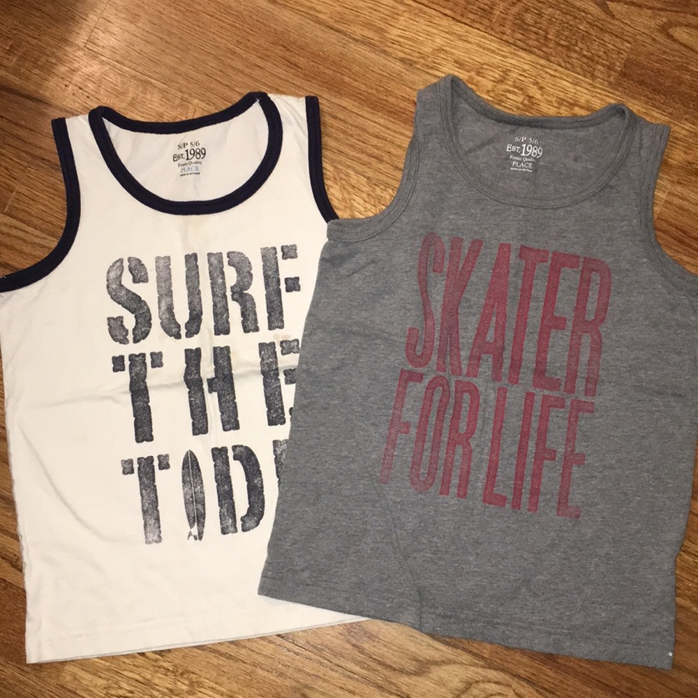Bundle of Boys Tank Tops Sz small 5/6